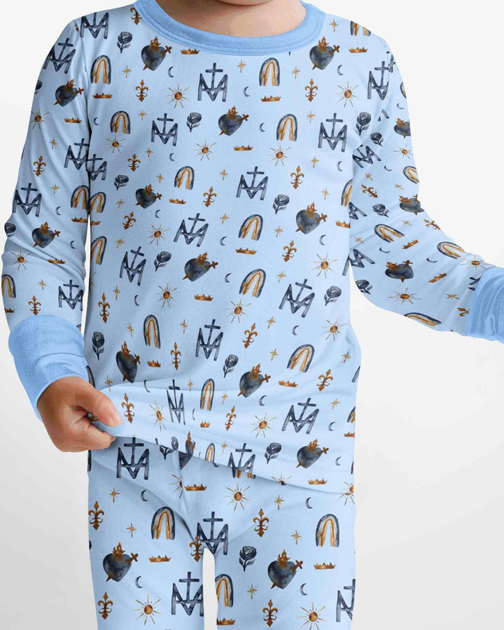 Immaculate Heart Bamboo Two Piece Long Sleeve Pajama Set