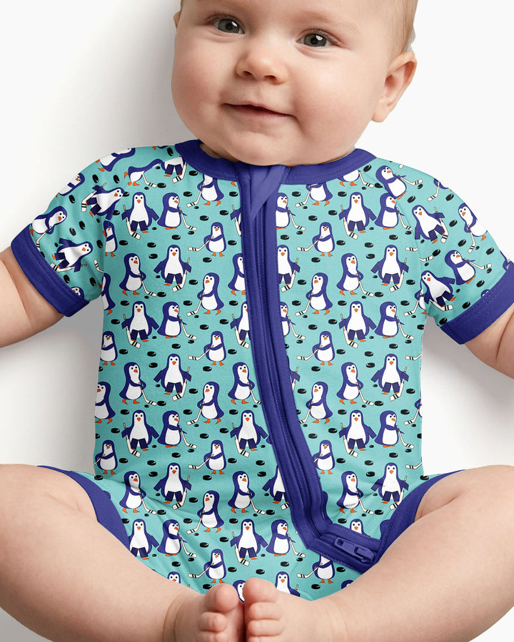 Penguin Hockey Bamboo Shorty Zippy
