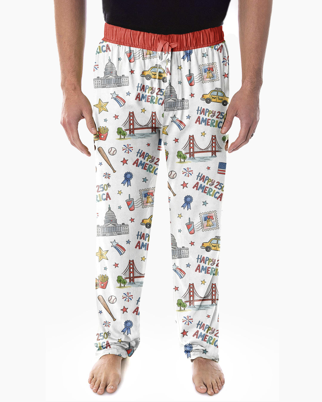 America 250 Celebration Bamboo Men's Pajama Set