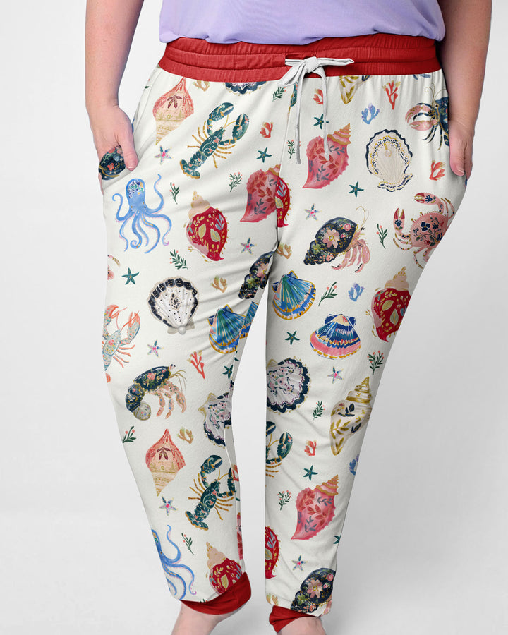 Preppy Coastal Bamboo Women Pajama Set