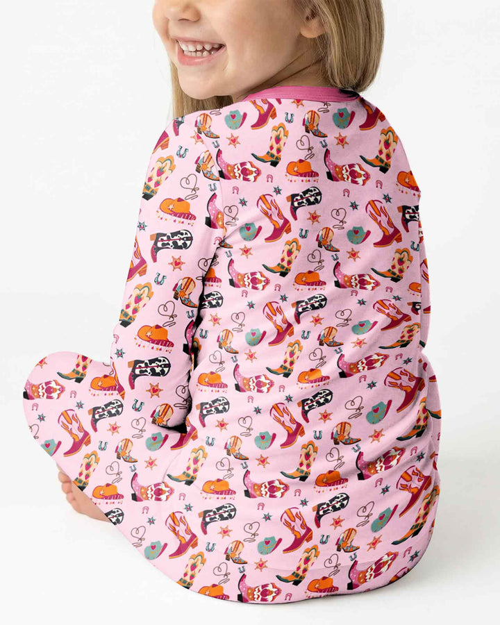 Rodeo Darling Bamboo Two Piece Long Sleeve Pajama Set