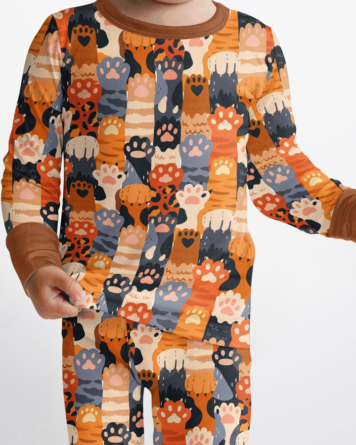 Curious Paws Bamboo Two Piece Long Sleeve Pajama Set