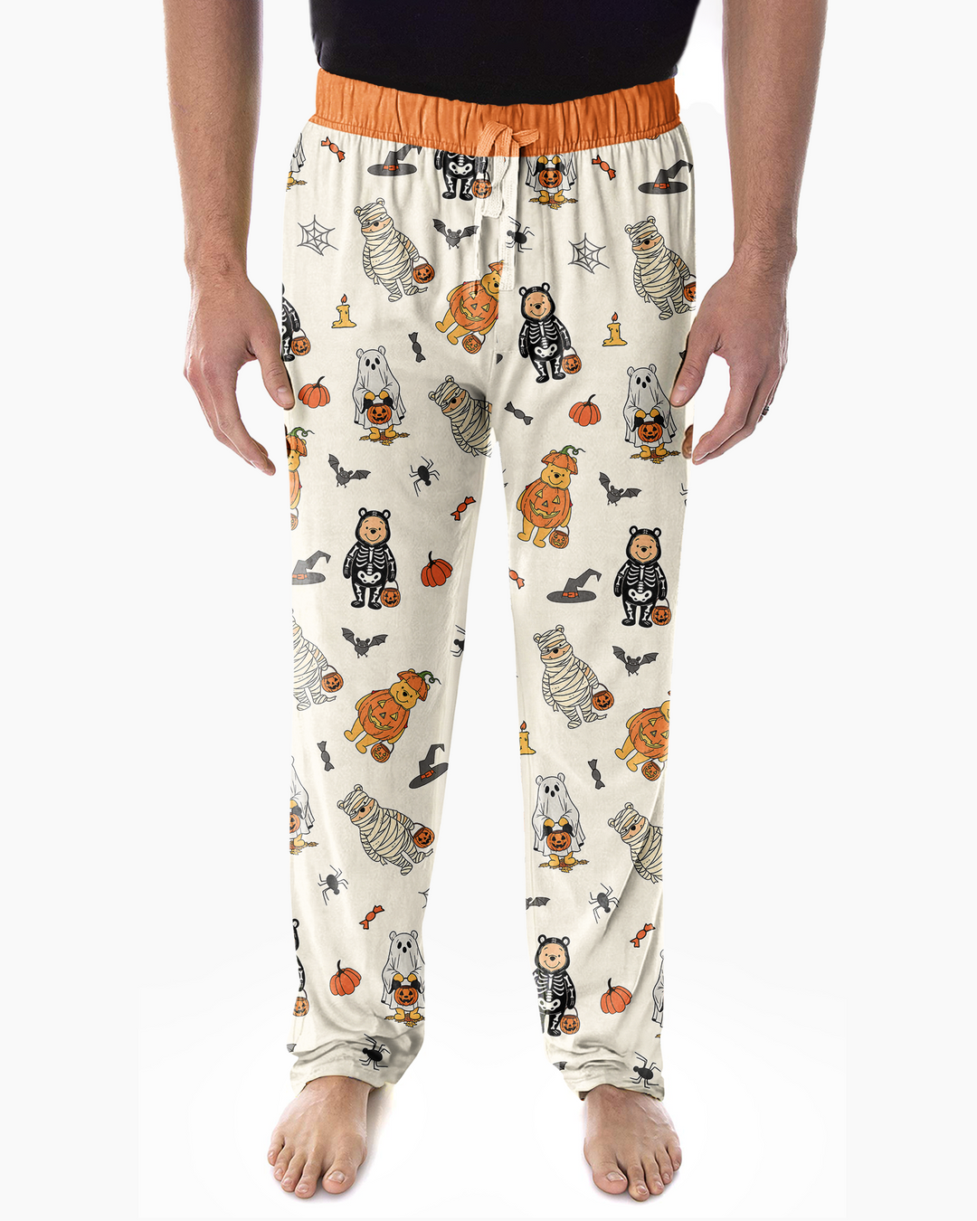 Retro Trick Or Treat Bamboo Men's Pajama Set