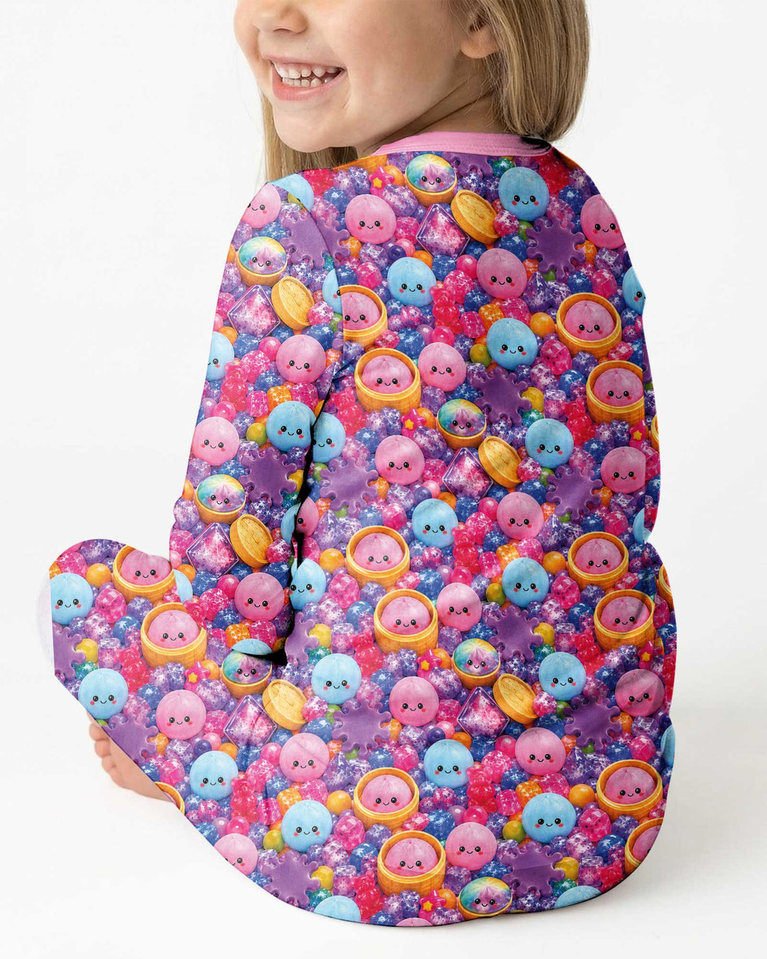 Conjunto de pijama de dos piezas de bambú con mangas largas, plantilla PERSONALIZADA