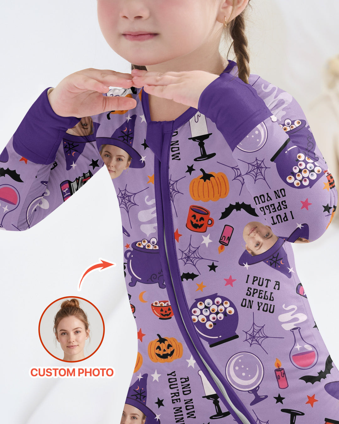 Halloween Little Witch Bamboo Convertible Zippy