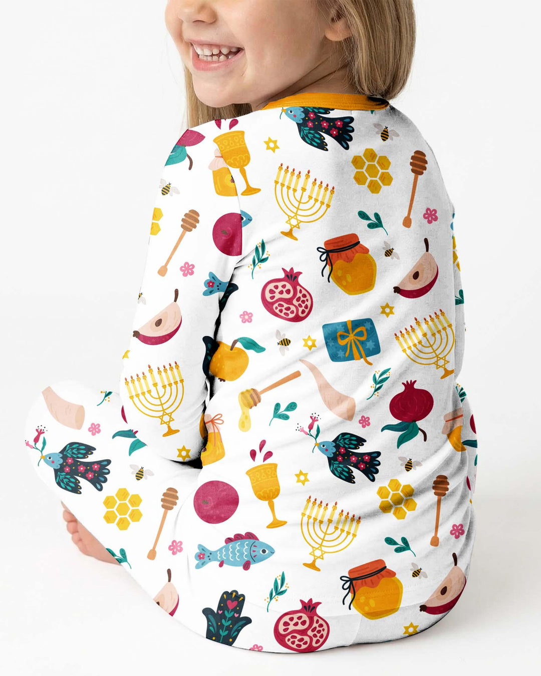 Pijama de dos piezas de bambú de manga larga El mejor papá del mundo