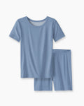 Schlafanzug-Set zweiteilig, kurze Ärmel, kurze Hose, Bambus