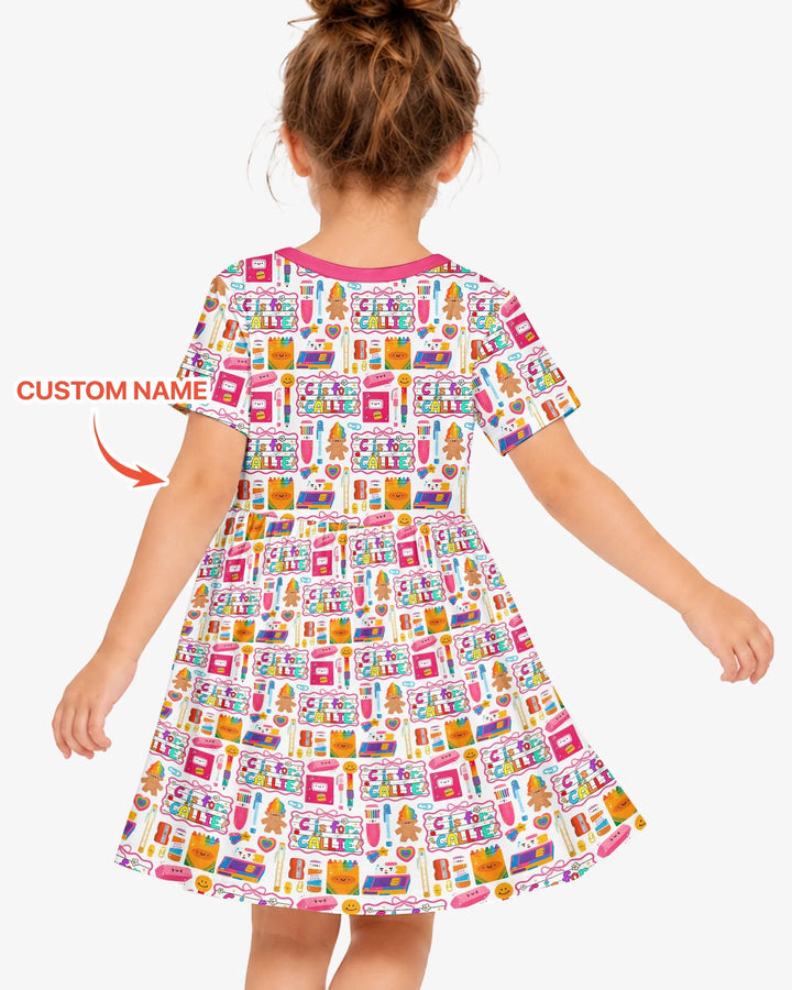 Vorlage Bambus Twirl Kleid