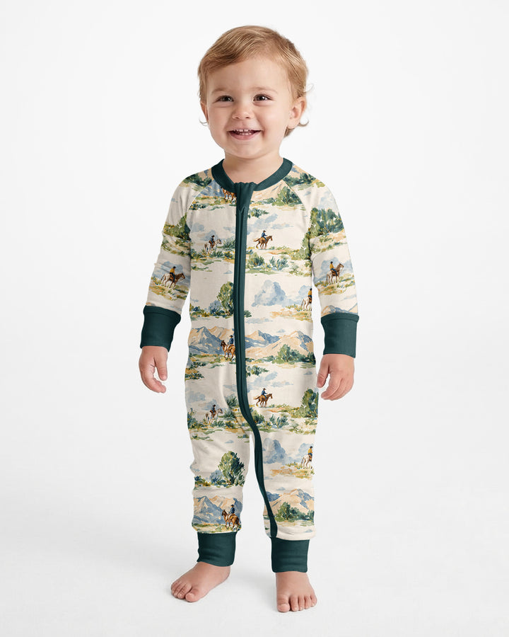 Western Cowboy Landscape Bamboo Convertible Zippy