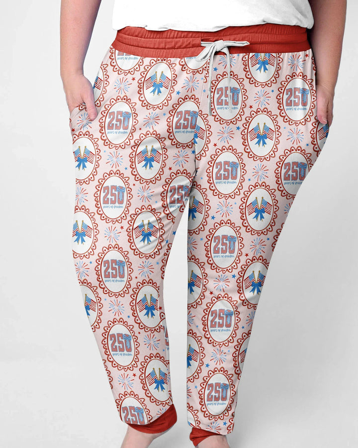 Patriotic Coquette Bamboo Women Pajama Set