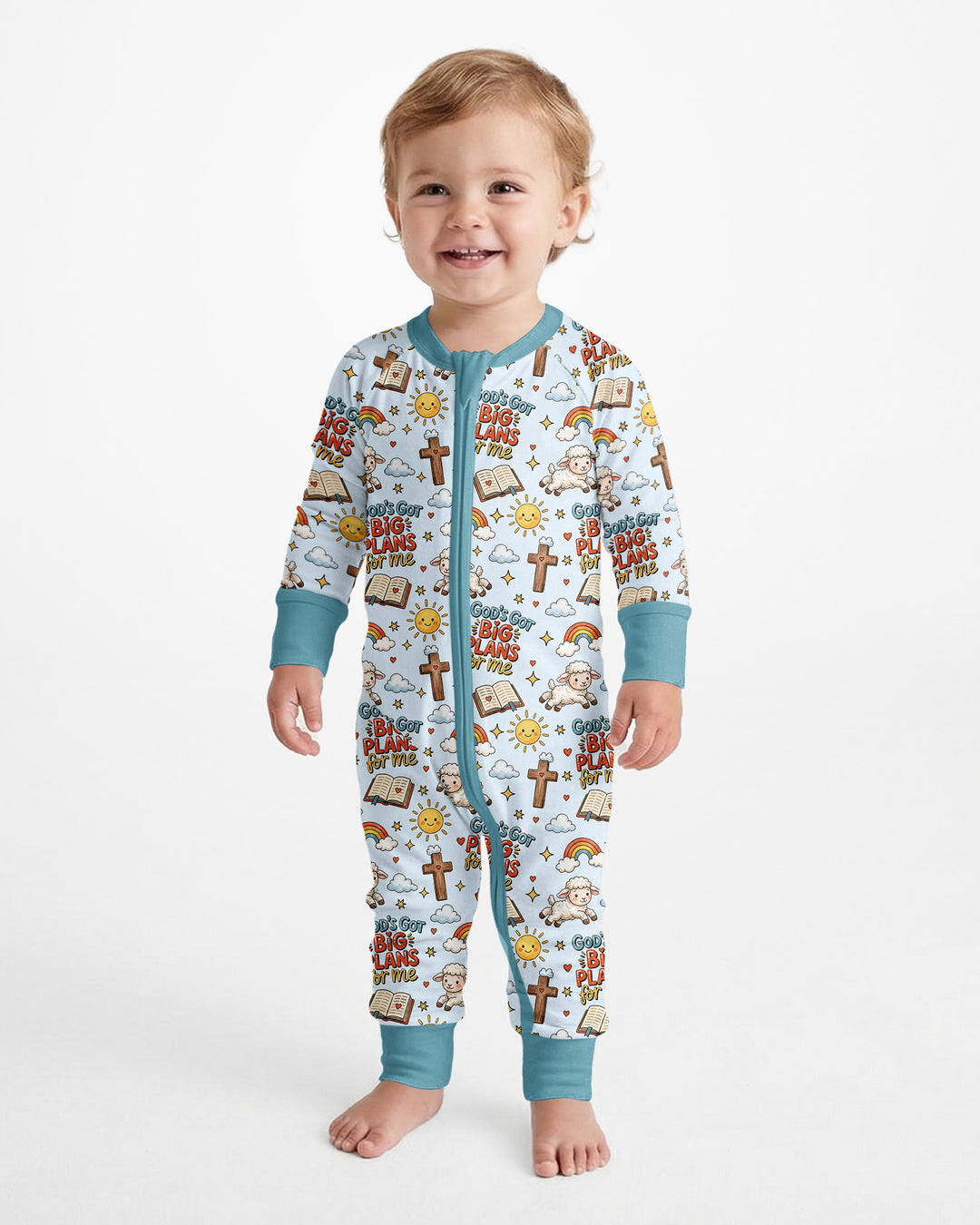Gerippte Babykleidung mit individuellem Foto - Weich &amp; Skizzenhaft