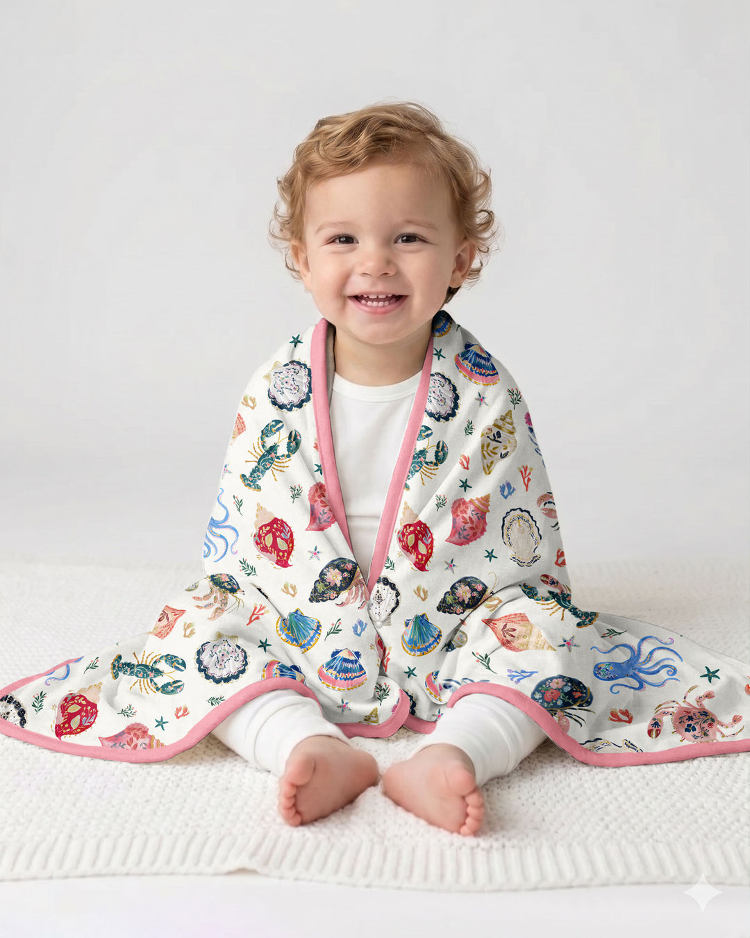 Preppy Coastal Bamboo Blanket