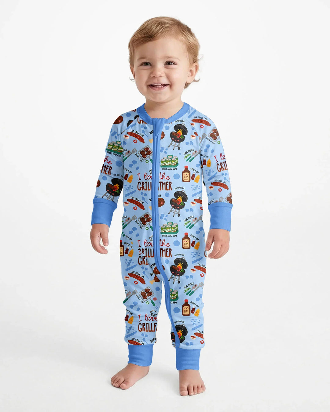 Gerippte Babykleidung mit individuellem Foto - Weich &amp; Skizzenhaft