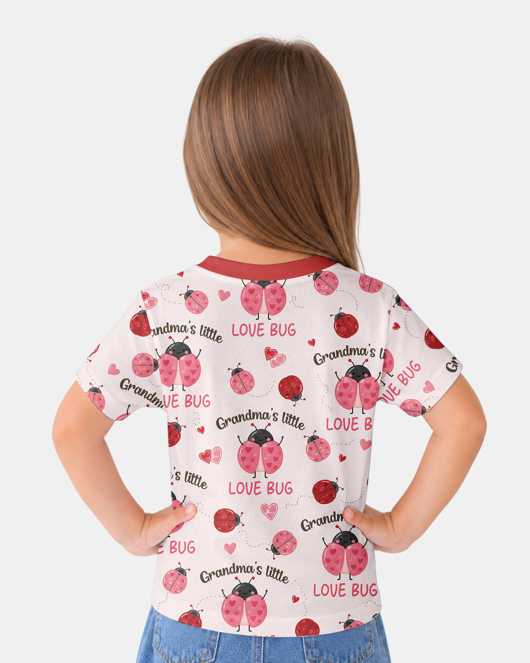 Grandma's Little Love Bug Bamboo Crewneck T-Shirt