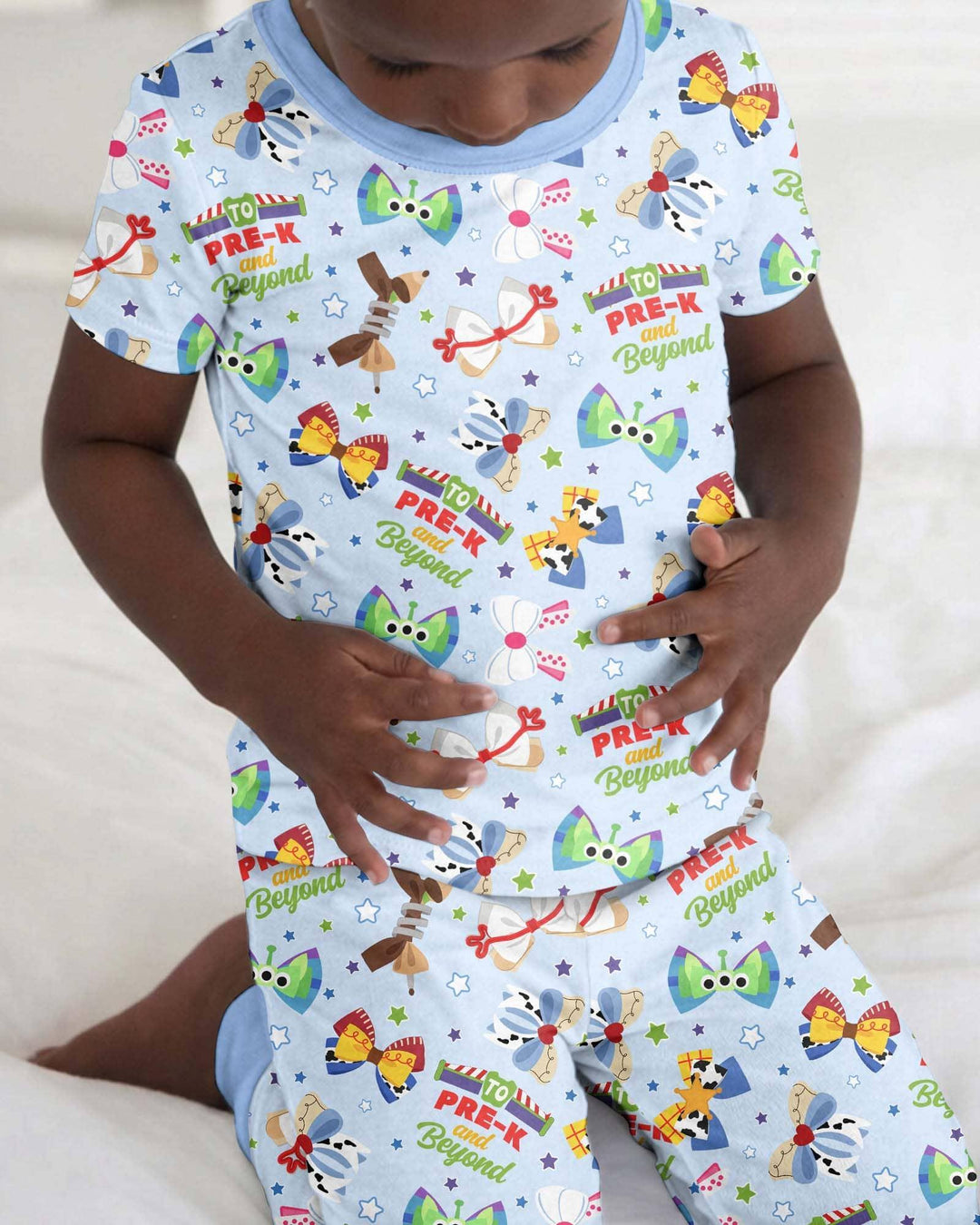 Ready for Pre-K Bamboo Two Piece Short Sleeve Pajama Set