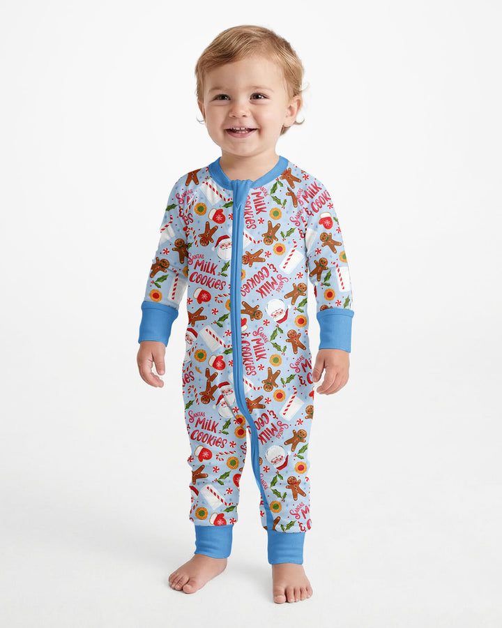 Santas, Milk and Cookies Bamboo Convertible Zippy