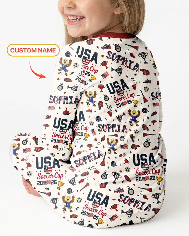Conjunto de pijama de dos piezas de bambú con mangas largas, plantilla PERSONALIZADA