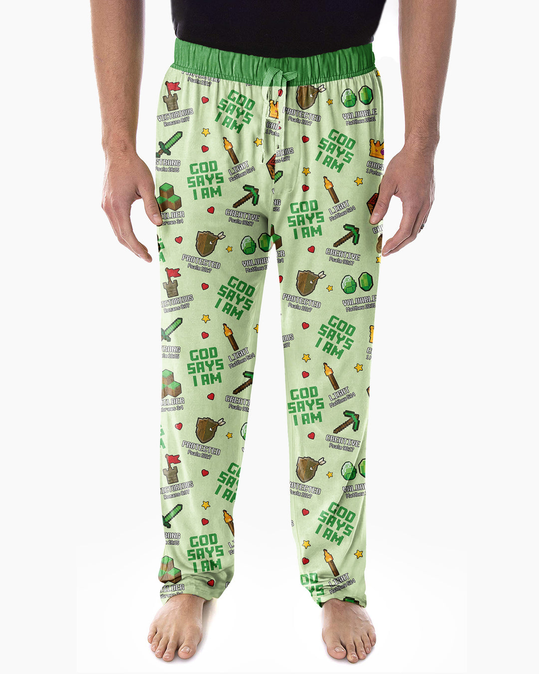 Christian Gamer Bamboo Men's Pajama Set