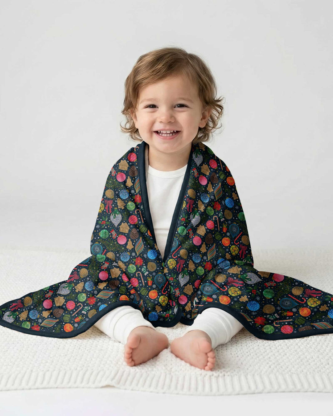 Holiday Ditsy Bamboo Blanket