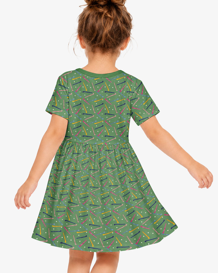 Field Hockey Fun Bamboo Twirl Dress