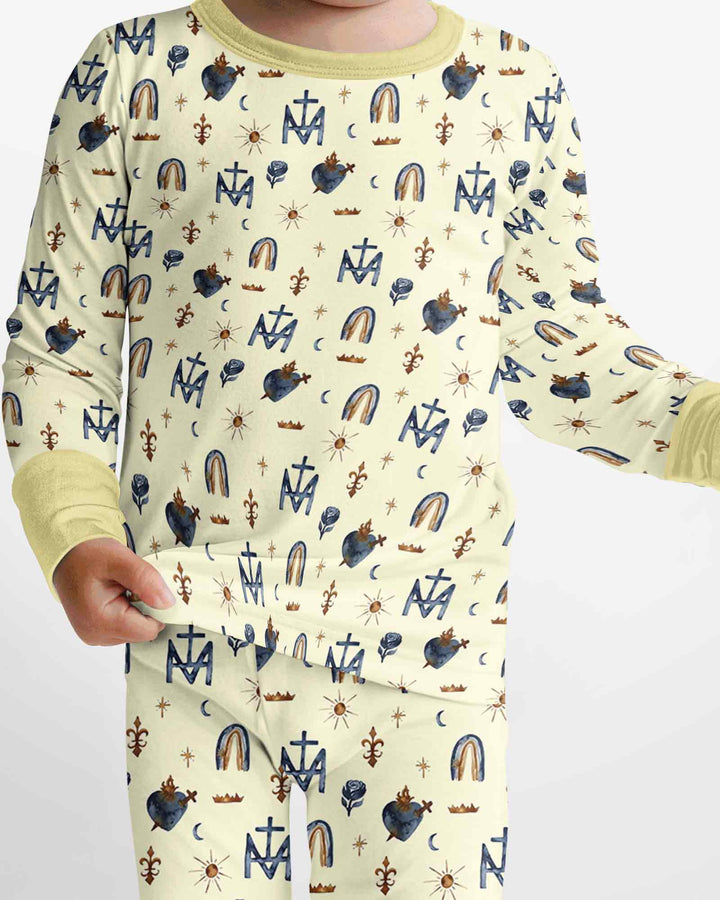 Immaculate Heart Bamboo Two Piece Long Sleeve Pajama Set
