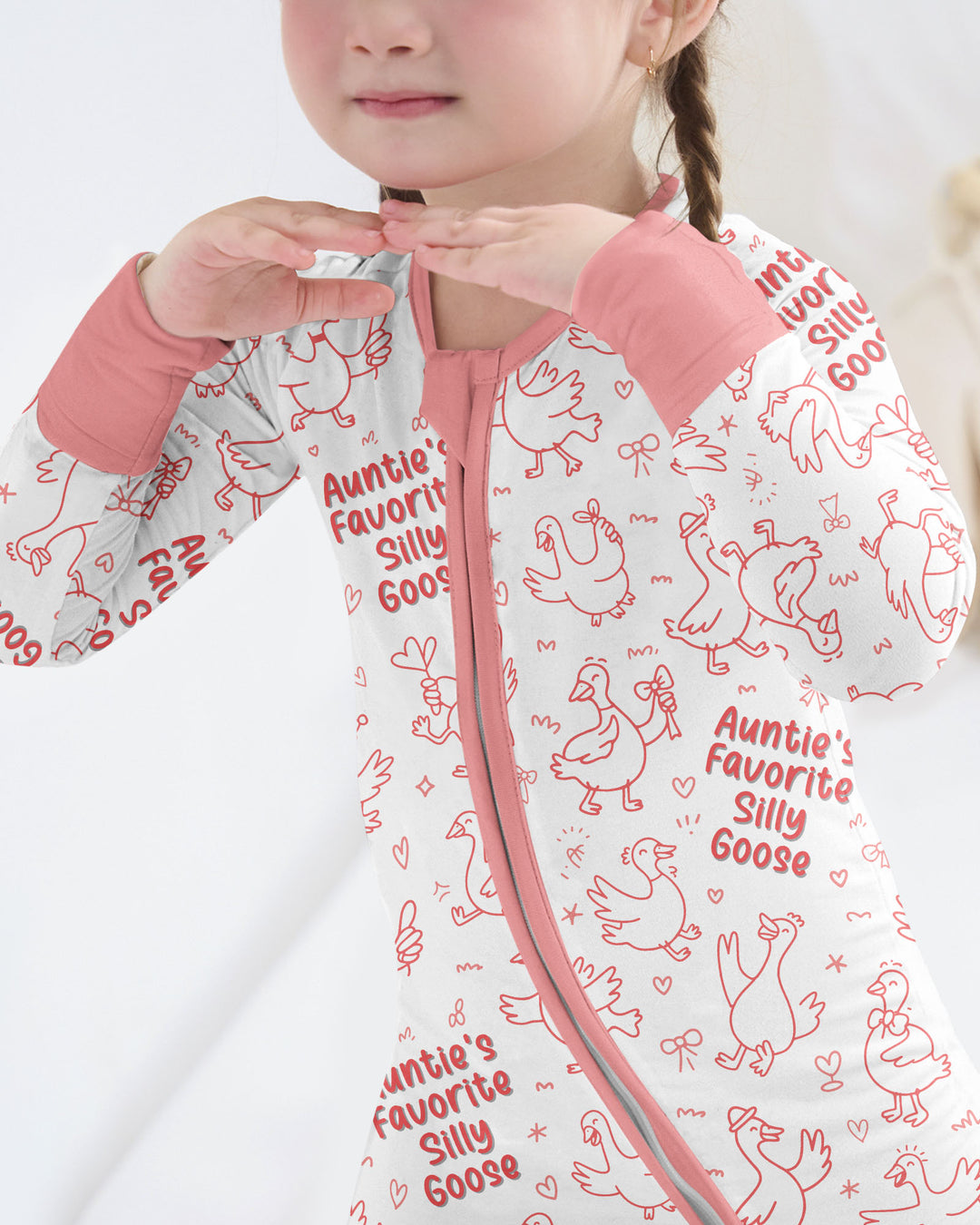 Auntie's Favorite Silly Goose Bamboo Convertible Zippy