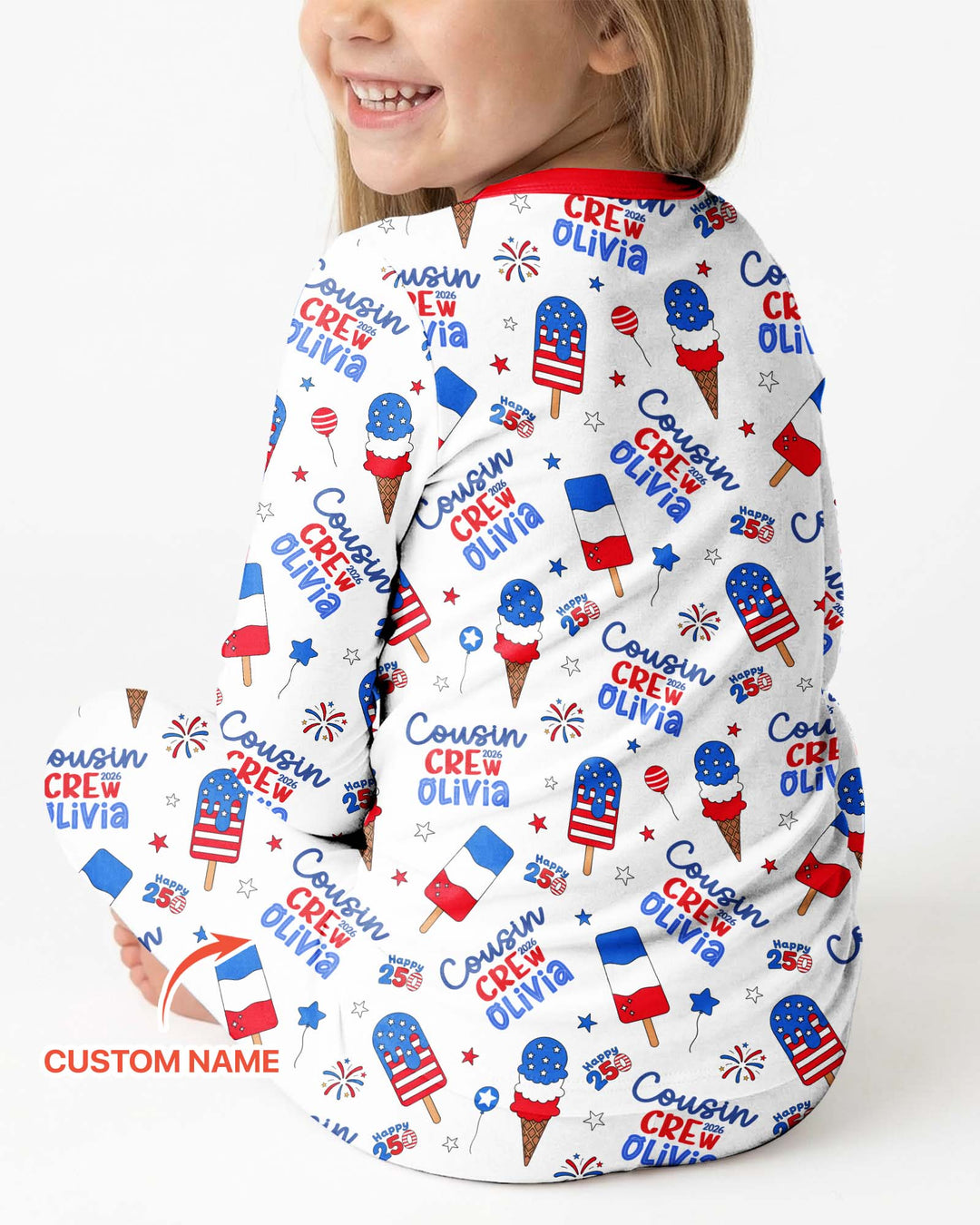 Conjunto de pijama de dos piezas de bambú con mangas largas, plantilla PERSONALIZADA
