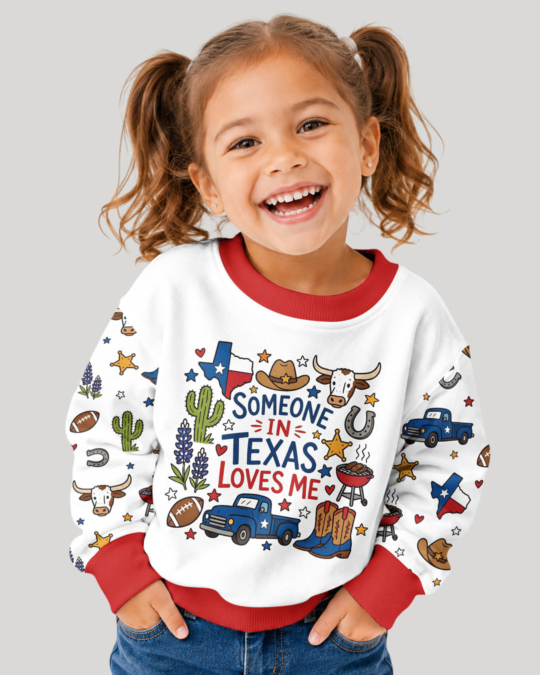 Someone in Texas Loves Me Bamboo Crewneck Sweatshirt