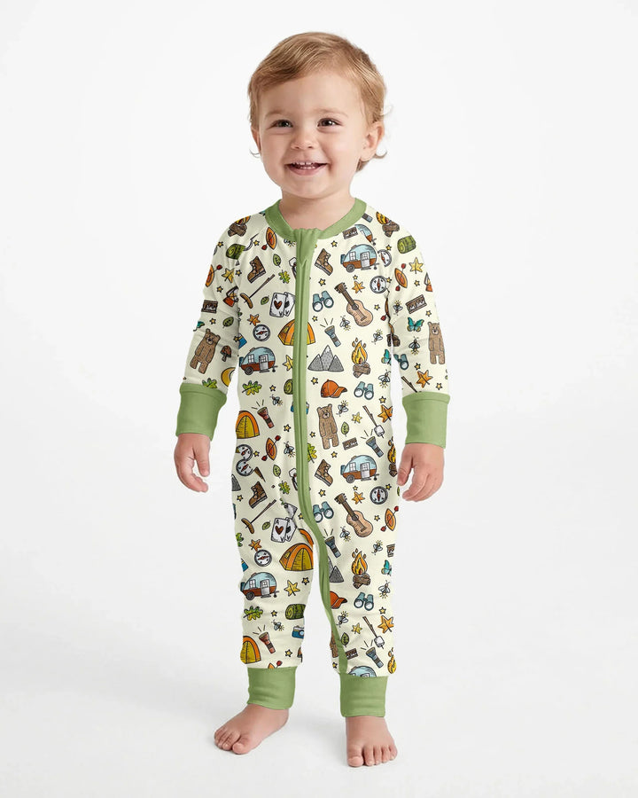 Love Camping Matching Family Bamboo Convertible Zippy