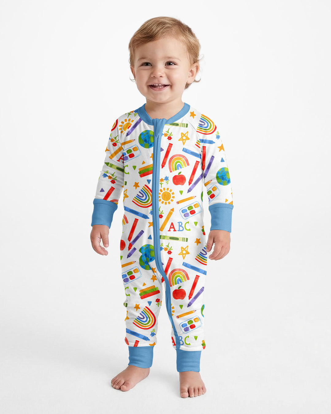 School Scribbles Bamboo Convertible Zippy