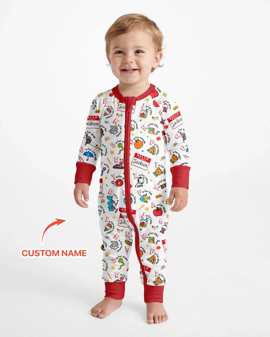 Gerippte Babykleidung mit individuellem Foto - Weich &amp; Skizzenhaft
