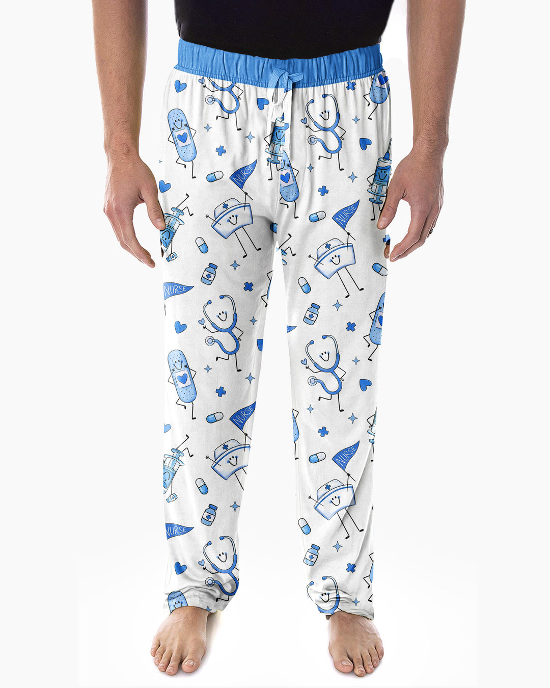 Cute Nurse Crew Bamboo Men's Pajama Set