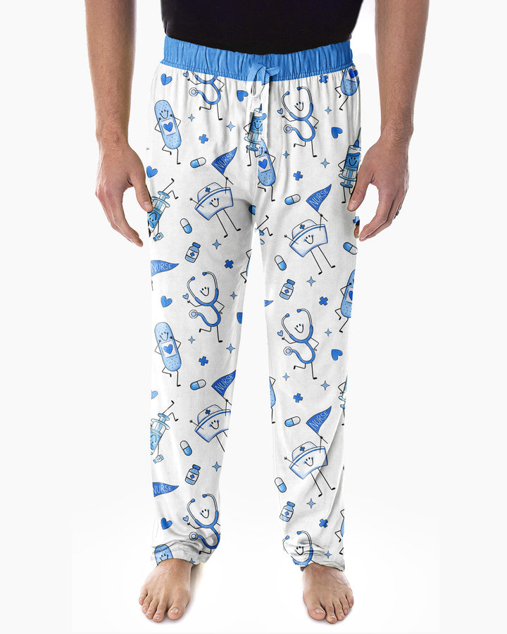 Cute Nurse Crew Bamboo Men's Pajama Set