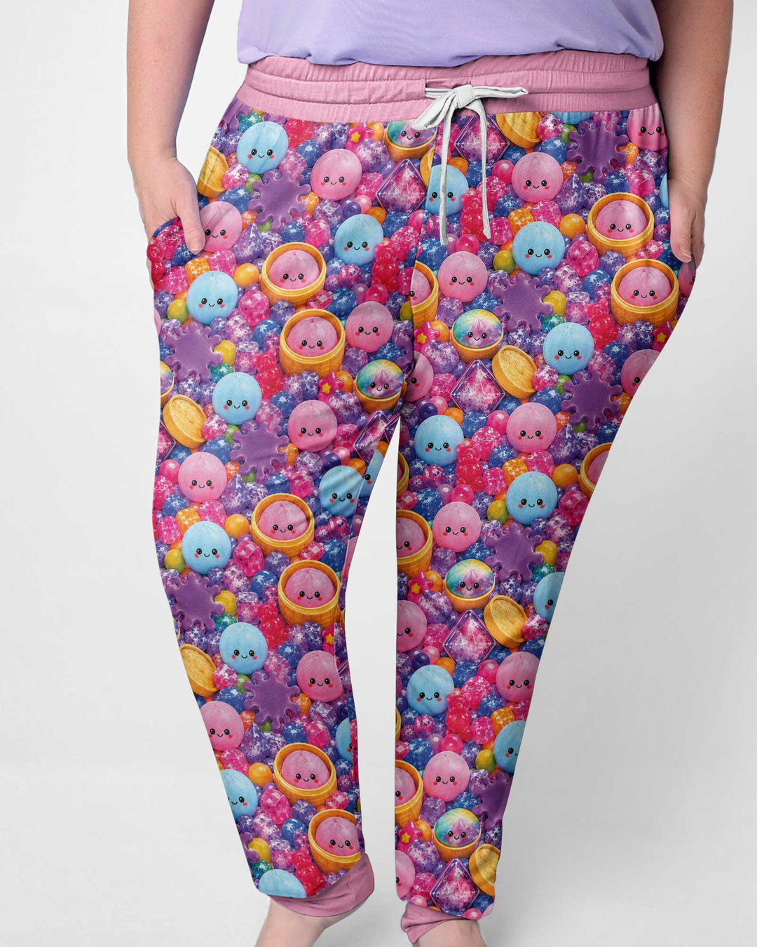 Plantilla de conjunto de pijama de mujer de bambú