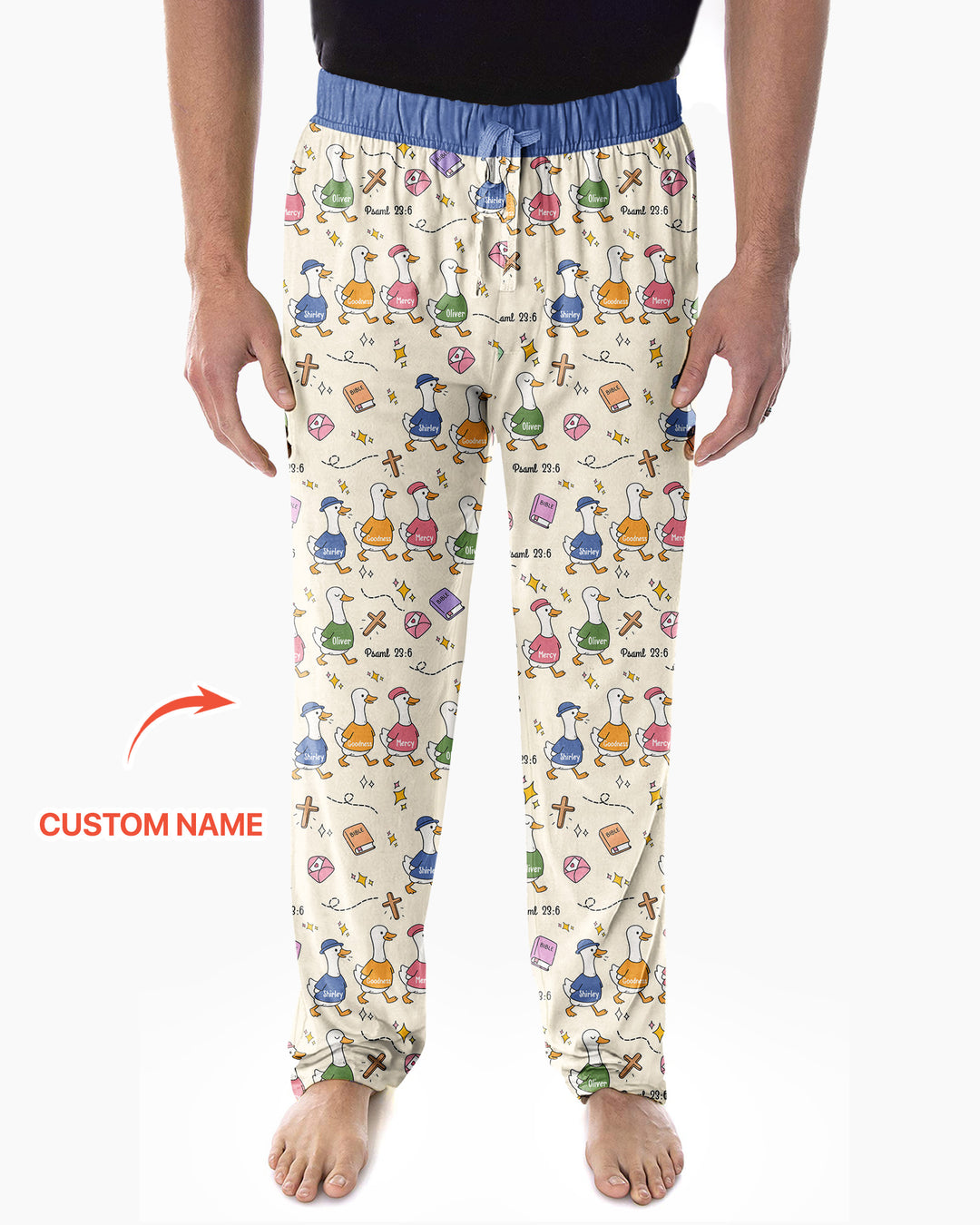 Psalm 23:6 Matching Family Bamboo Men's Pajama Set