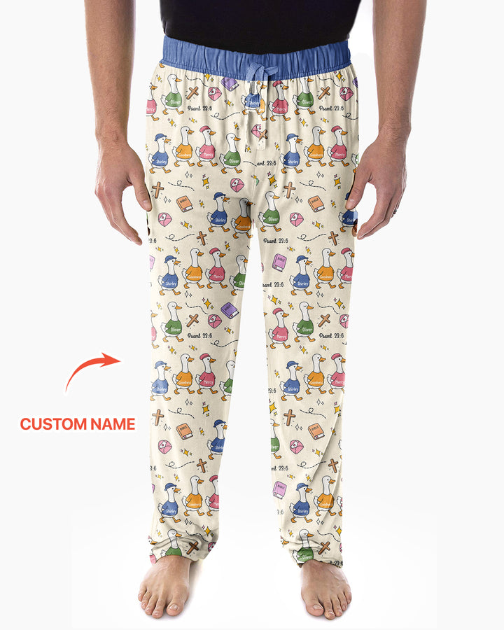 Psalm 23:6 Matching Family Bamboo Men's Pajama Set