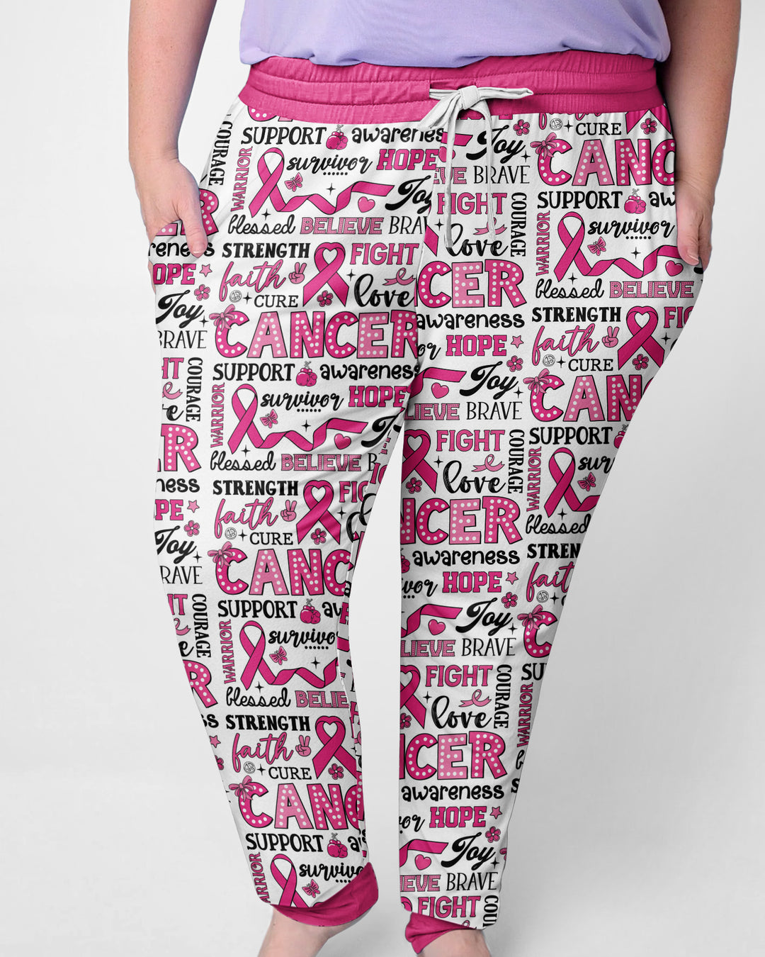 Strength in Pink Bamboo Women Pajama Set