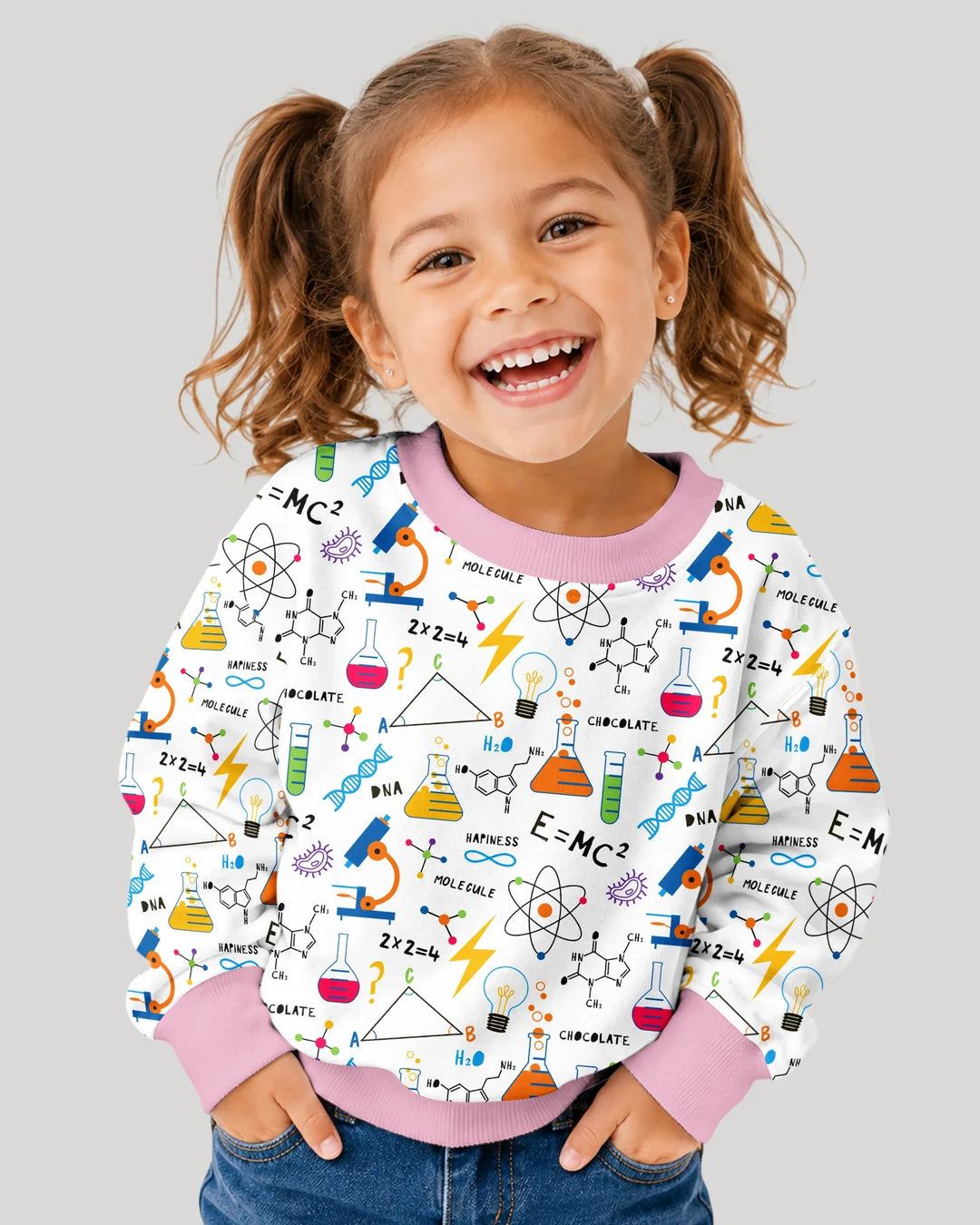 Science Explorer Family Matching Bamboo Crewneck Sweatshirt