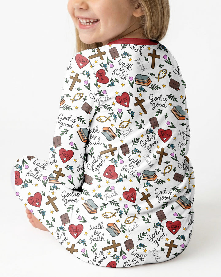 Conjunto de pijama de dos piezas de bambú con mangas largas, plantilla PERSONALIZADA