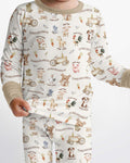 Old McDonald Farm Family Matching Bamboo Two Piece Long Sleeve Pajama Set