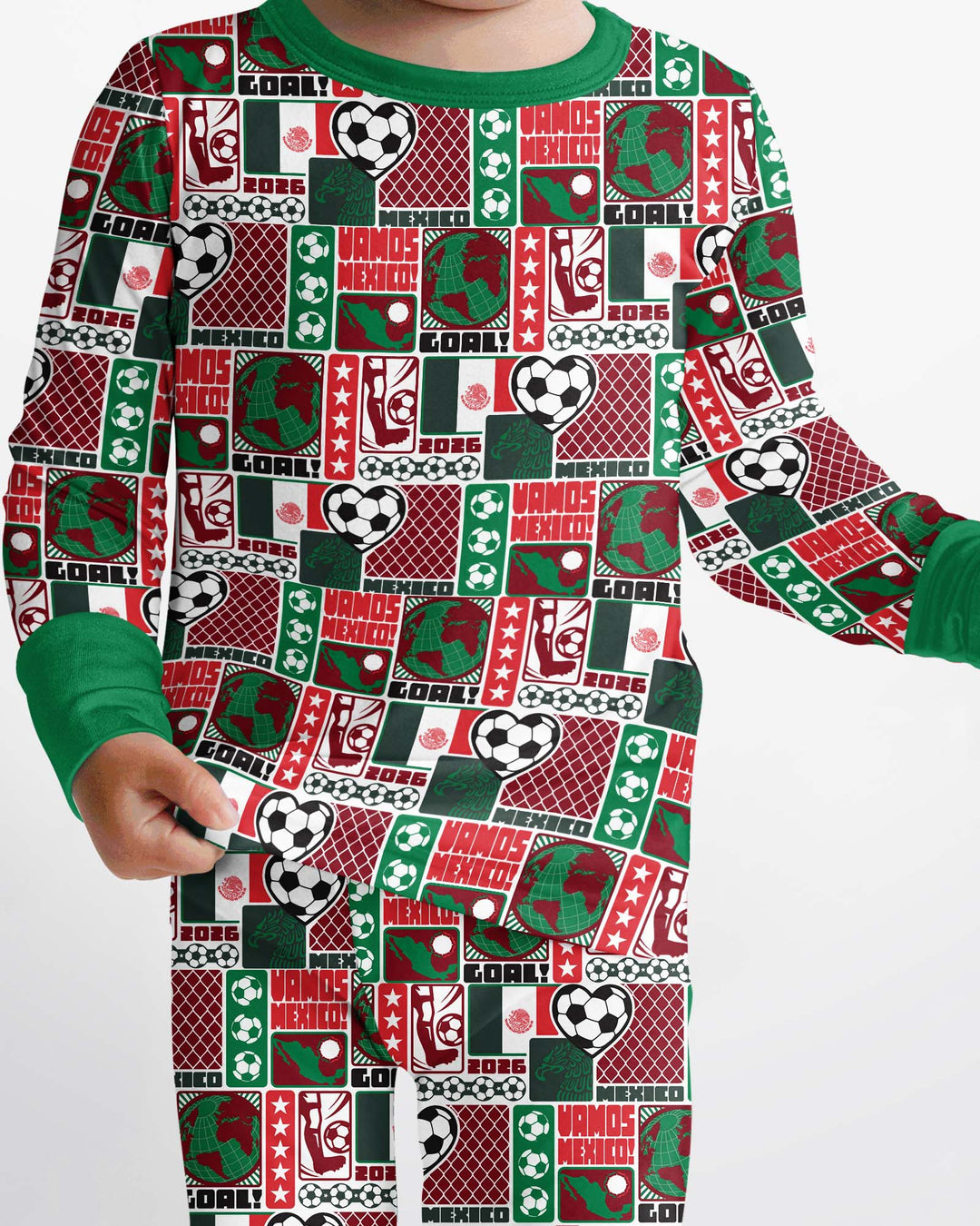 Conjunto de pijama de dos piezas de bambú de manga larga