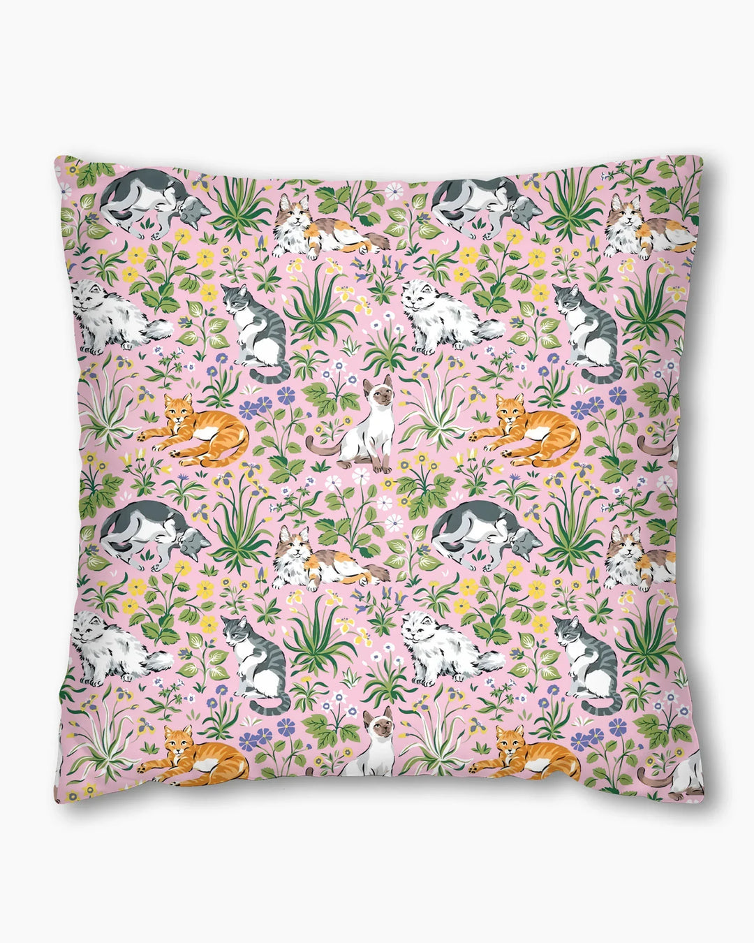 Kitten Garden Family Matching Bamboo Pillow Case