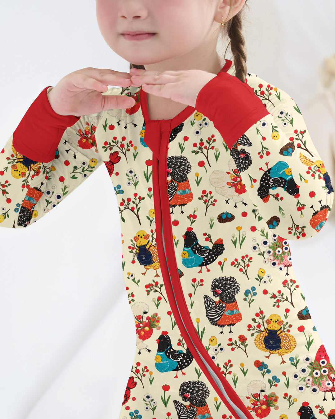 Chicken Garden Bamboo Convertible Zippy