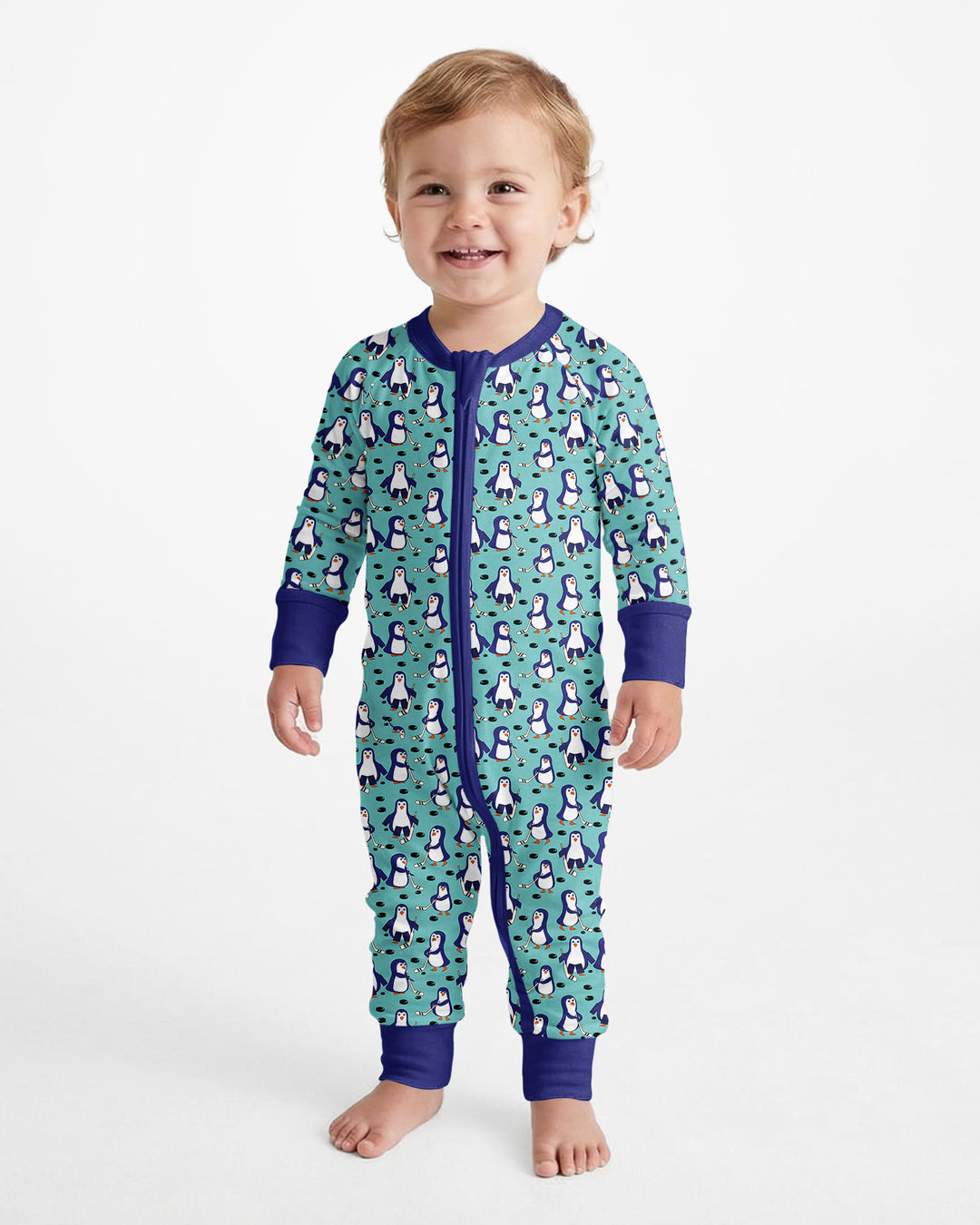 Penguin Hockey Bamboo Convertible Zippy