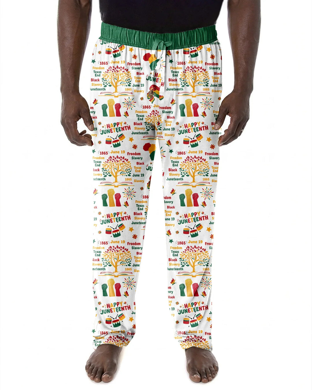 Happy Juneteenth Bamboo Men's Pajama Set