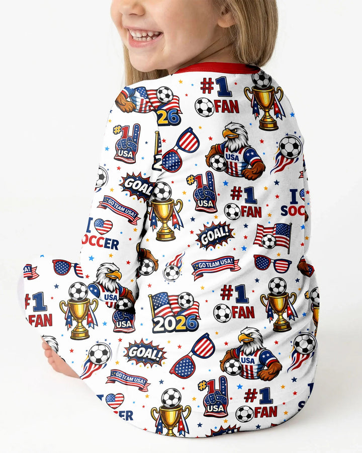 Conjunto de pijama de dos piezas de bambú de manga larga