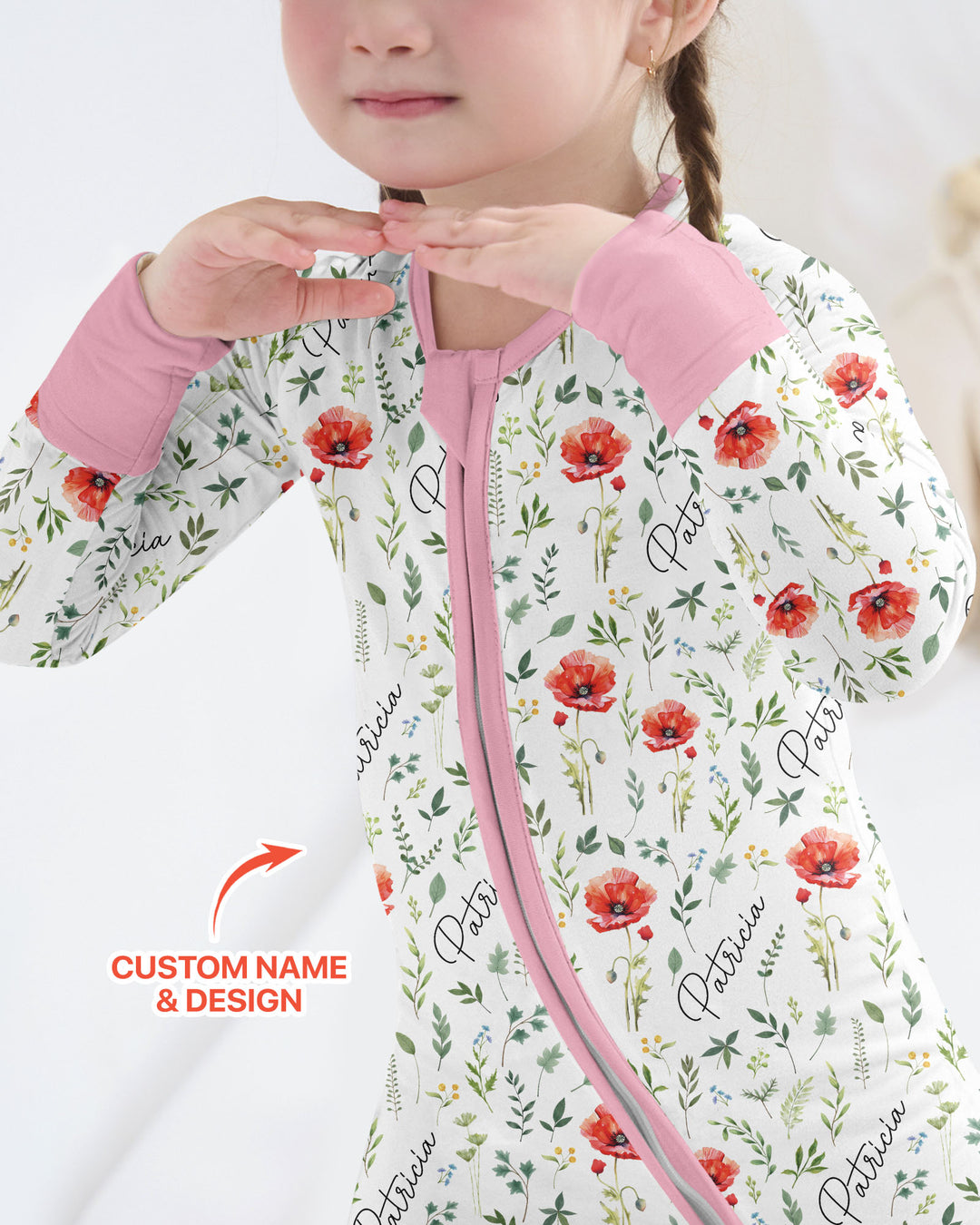 Birth Month Flower Bamboo Convertible Zippy