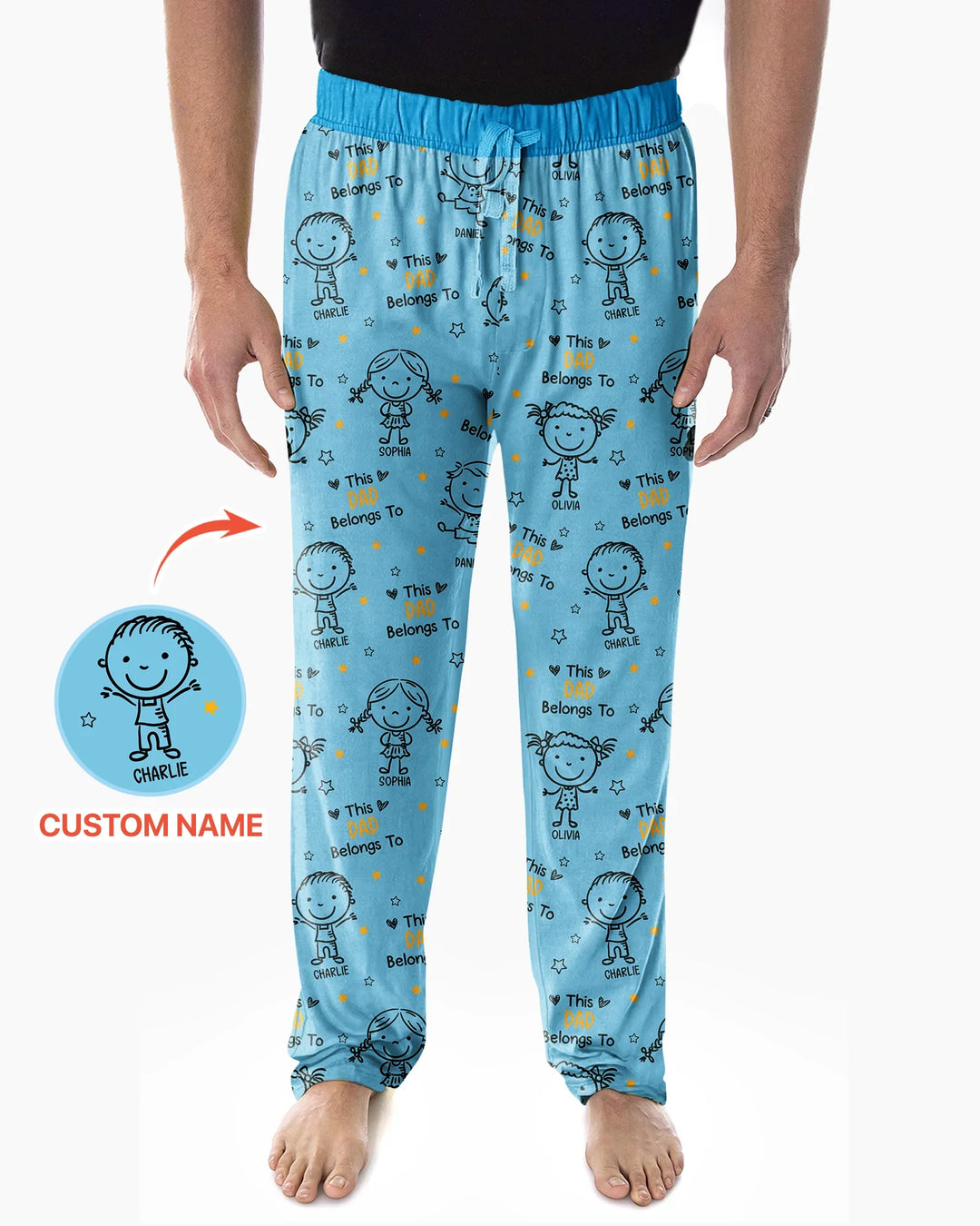Vorlage Benutzerdefiniertes Herren-Pyjama-Set