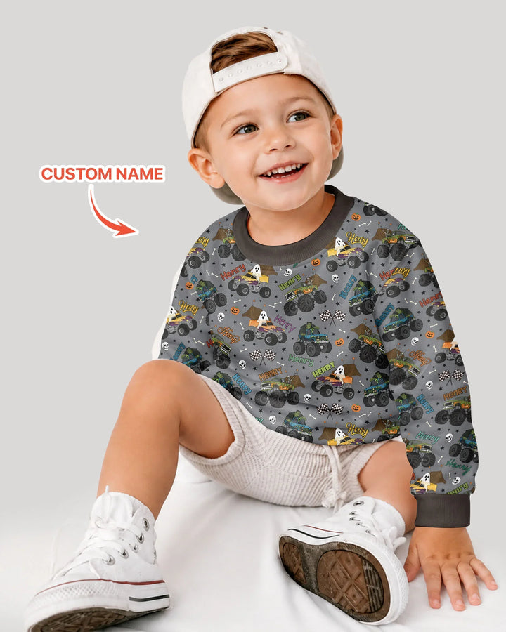Sudadera de cuello redondo de bambú con plantilla personalizada