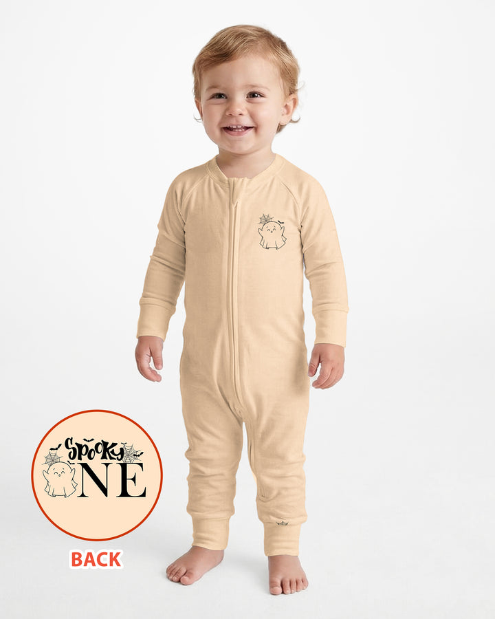 Spooky One Birthday First Birthday Halloween Bamboo Convertible Zippy